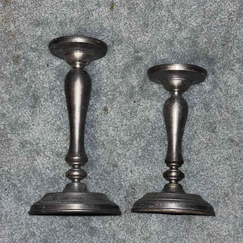 Restoration Hardware Candle Pillar Holders